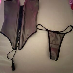 Metallic Bustier